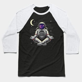 Astronaut Yoga Evergrow Crypto EGC Coin To The Moon Crypto Token Cryptocurrency Wallet Birthday Gift For Men Women Kids Baseball T-Shirt